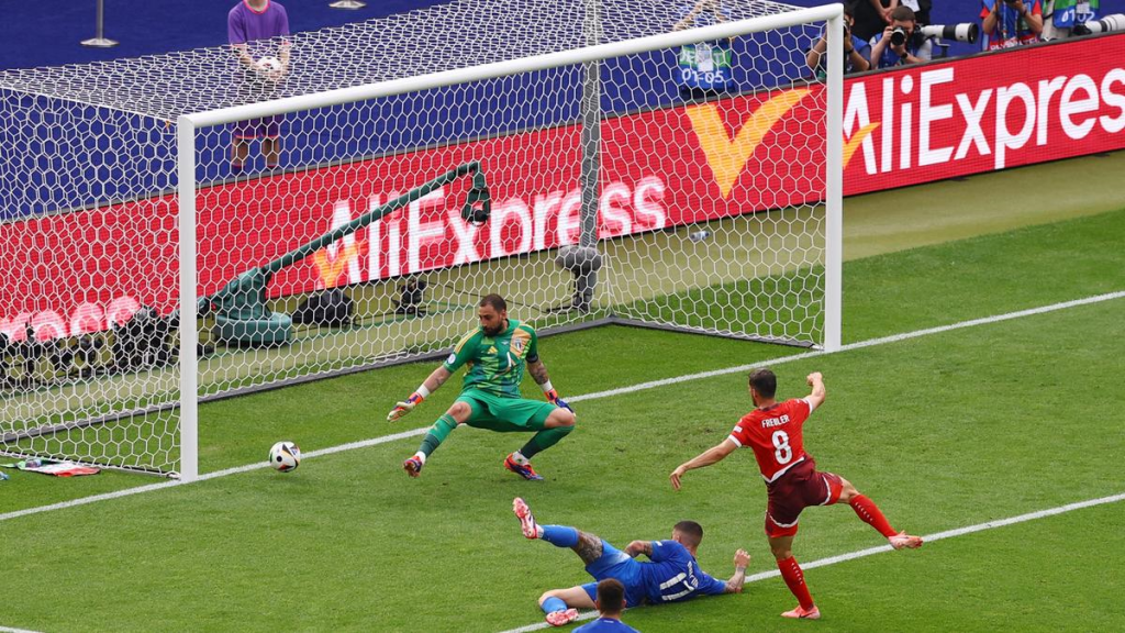Euro 2024 Swiss Vs Italia : 2-0