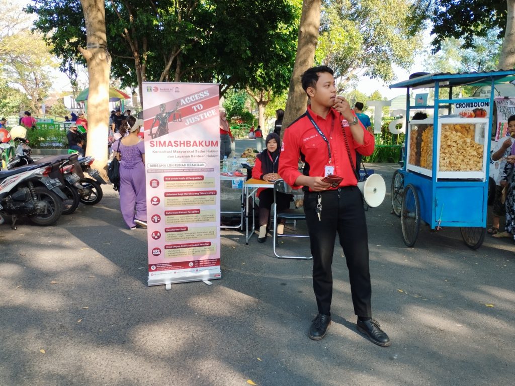 LBH Rumah Keadilan Kediri Luncurkan Program SIMASHBAKUM: Layanan Hukum Gratis di CFD Simpang Lima Gumul