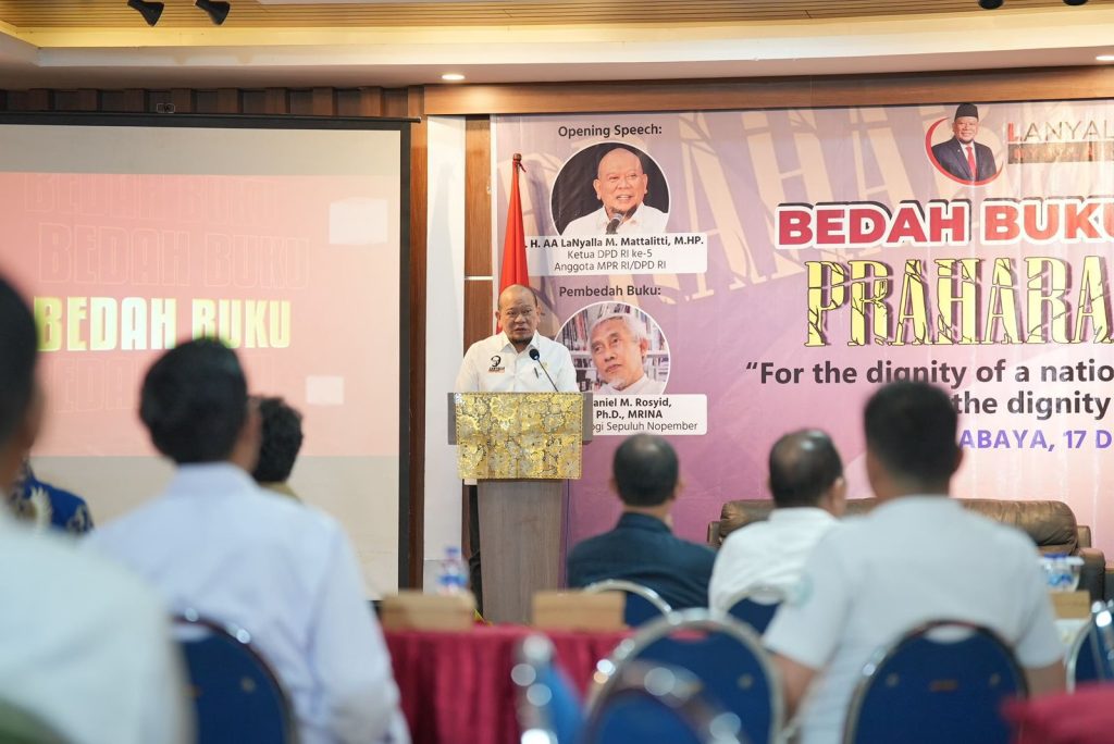 LaNyalla Bahas Imperialisme Modern dalam Bedah Buku Prahara Bangsa, Titip Harapan kepada Presiden Prabowo