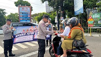 Pelajar Jadi Sorotan di Hari Kedua Ops Patuh Semeru 2025 Polres Kediri