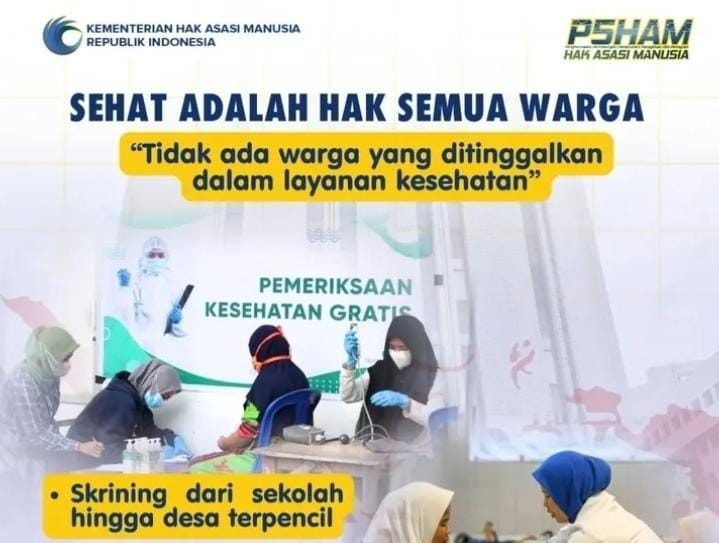 Rekan Indonesia Apresiasi KemenHam Angkat Isu Kesehatan sebagai Penguatan HAM