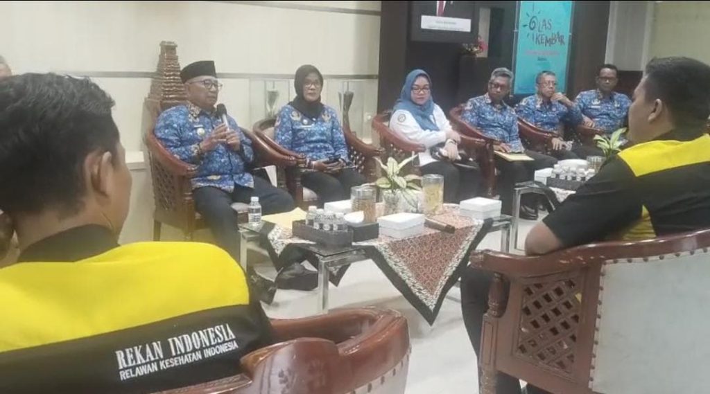 Rekan Indonesia Jatim Dorong Bupati Blitar Tingkatkan Pendaftaran Kepesertaan BPJS Kesehatan Menuju UHCBlitar