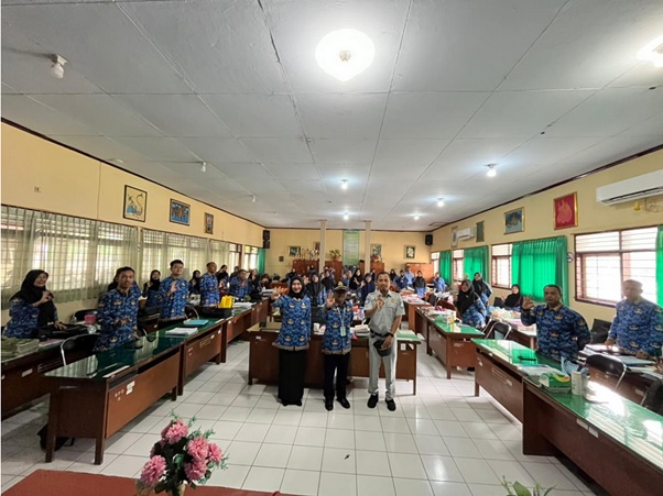 Upaya Tekan Jumlah Kecelakaan di Kalangan Pelajar, Jasa Raharja Lakukan Sosialisasi PPKL di SMA 3 Nganjuk