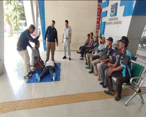 Jasa Raharja Cabang Kediri Laksanakan Pemeriksaan Kesehatan Gratis dan Pelatihan Pertolongan Pertama Kegawat Daruratan (PPGD) di Terminal Anjuk Ladang Kab Nganjuk