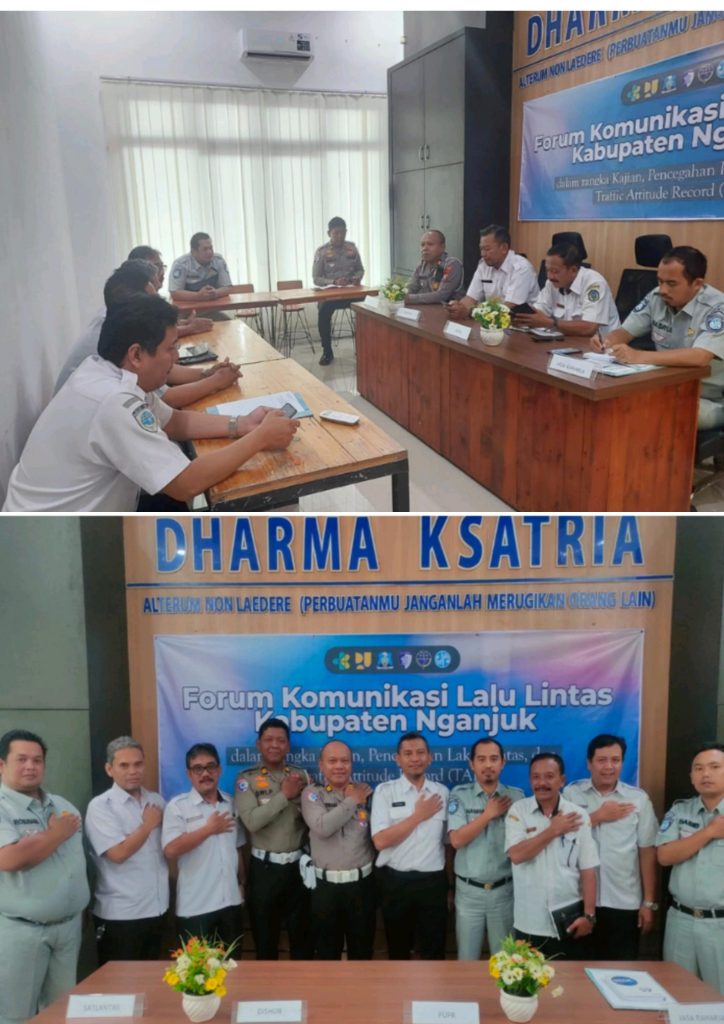 Jasa Raharja turut serta dalam diskusi Forum Keselamatan Lalu Lintas Di Kab Nganjuk