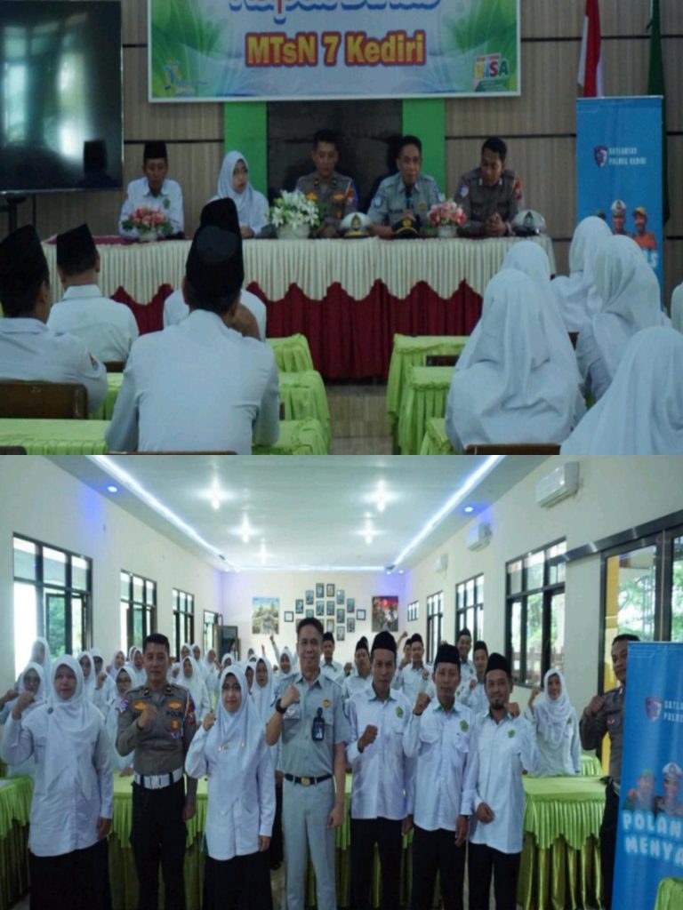 Jasa Raharja Lakukan Sosialisasi PPKL di MTsN 7 Kediri sebagai Upaya Tekan Jumlah Kecelakaan di Kalangan Pelajar