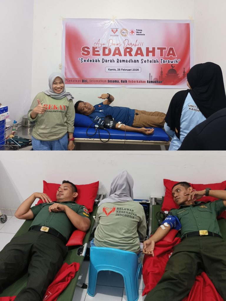 Gerakan “Sedarahta” Dorong Ketersediaan Stok Darah Selama Ramadhan