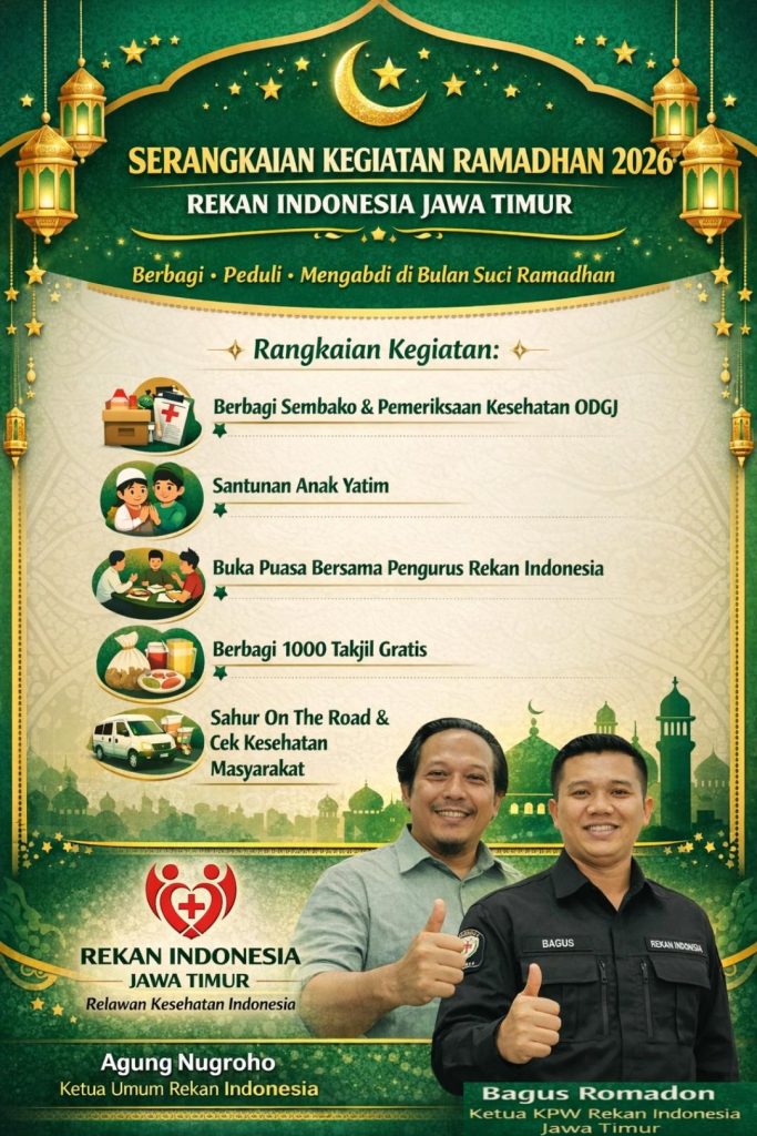 REKAN INDONESIA JAWA TIMUR GELAR SERANGKAIAN KEGIATAN RAMADHAN 2026 REKAN INDONESIA JAWA TIMUR GELAR SERANGKAIAN KEGIATAN RAMADHAN 2026