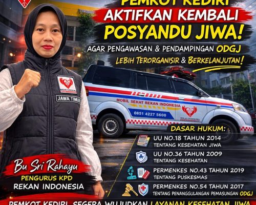 Sri Rahayu Desak Pemkot Kediri Aktifkan Kembali Posyandu Jiwa