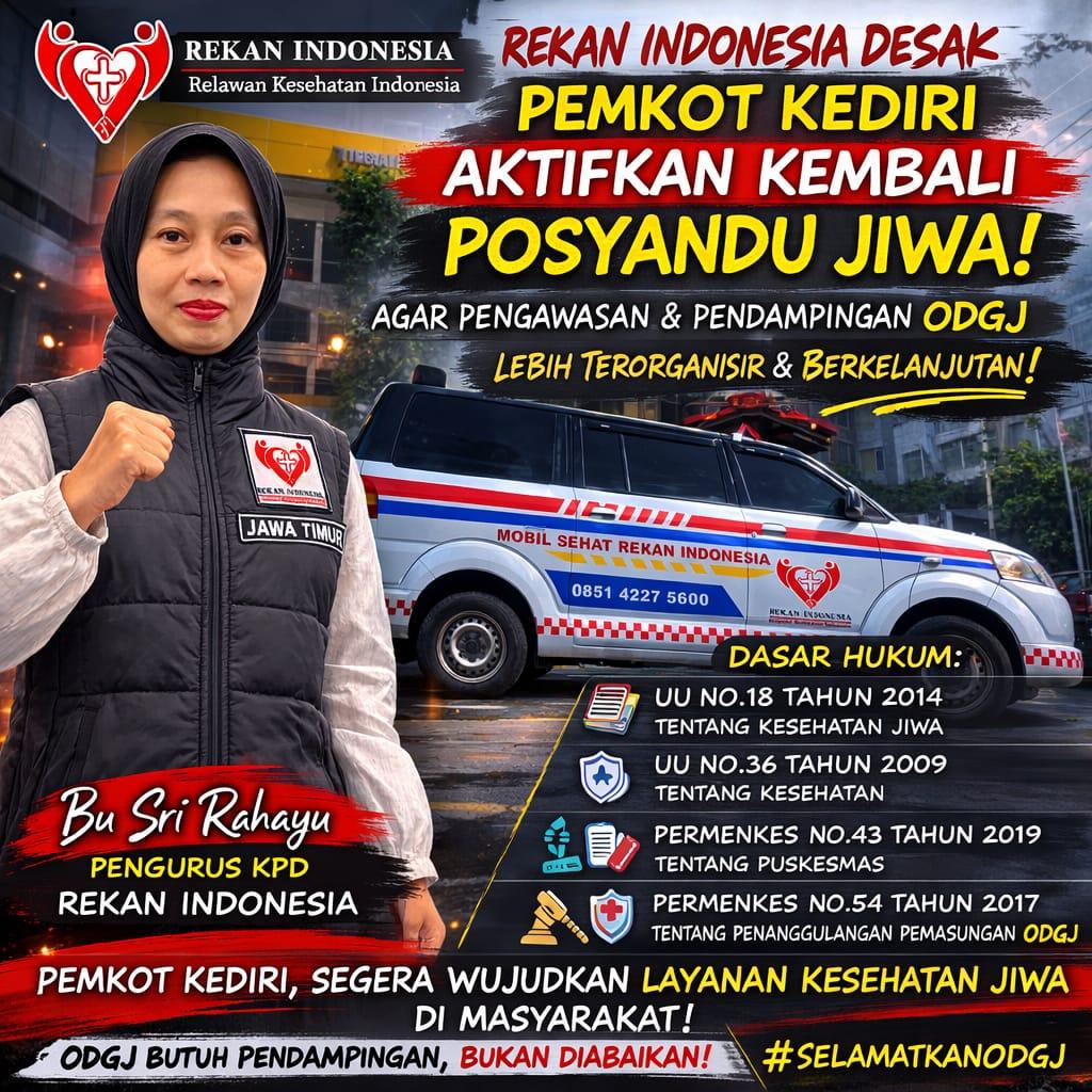 Sri Rahayu Desak Pemkot Kediri Aktifkan Kembali Posyandu Jiwa