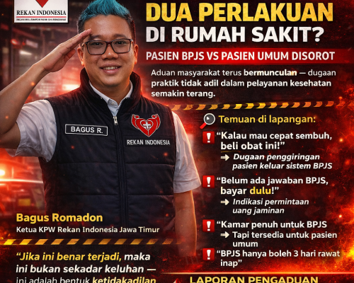 DUGAAN DISKRIMINASI PELAYANAN RUMAH SAKIT: PASIEN BPJS VS PASIEN UMUM DISOROT