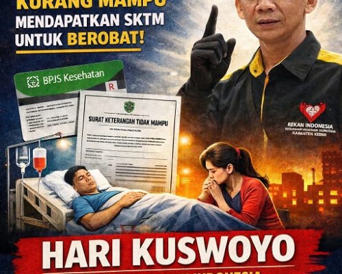 Rekan Indonesia Kediri Kecam Lurah yang Diduga Persulit SKTM untuk Aktivasi BPJS
