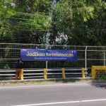 Jasa Raharja Kediri pemasangan spanduk kecelakaan
