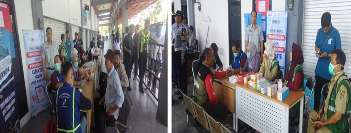 Jasa Raharja Gelar Cek Kesehatan Gratis bagi Pemudik di Terminal Gayatri Tulungagung Jelang Lebaran 2026