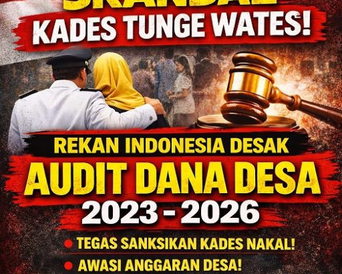 Rekan Indonesia Jatim Soroti Dugaan Pernikahan Siri Kades Tunge Wates, Minta Pemkab Kediri Bertindak