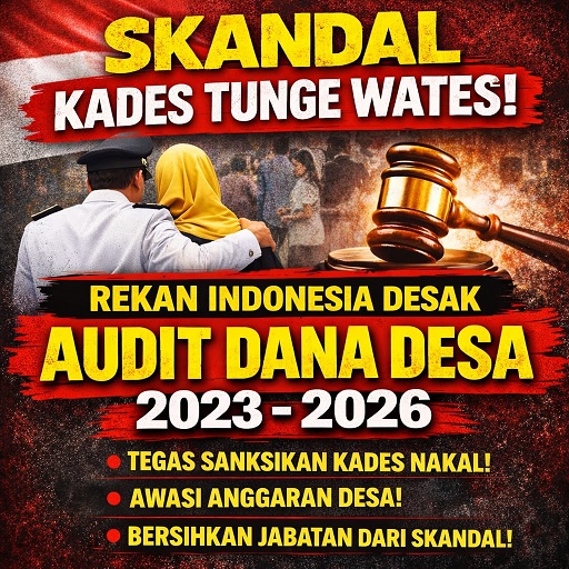 Rekan Indonesia Jatim Soroti Dugaan Pernikahan Siri Kades Tunge Wates, Minta Pemkab Kediri Bertindak