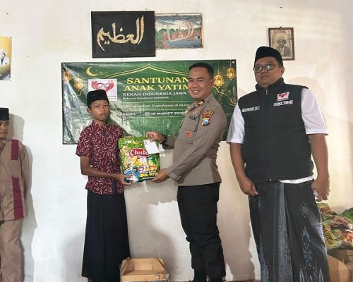 Rekan Indonesia Jawa Timur Gelar Santunan Anak Yatim, Perkuat Sinergi Dengan Polres Kediri Kota