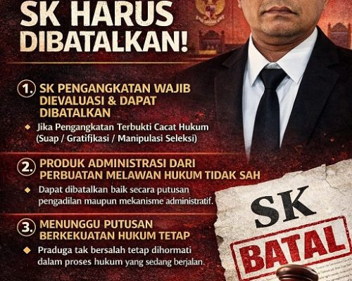 GPM Swahira Minta SK Perangkat Desa 2023 Dibatalkan Jika Terbukti KKN
