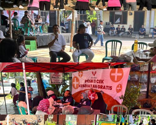 Ratusan Warga Kediri Ikuti Cek Kesehatan & Senam Sehat Gratis, Kepala BPJS Kesehatan Kediri Turun Langsung Beri Penjelasan