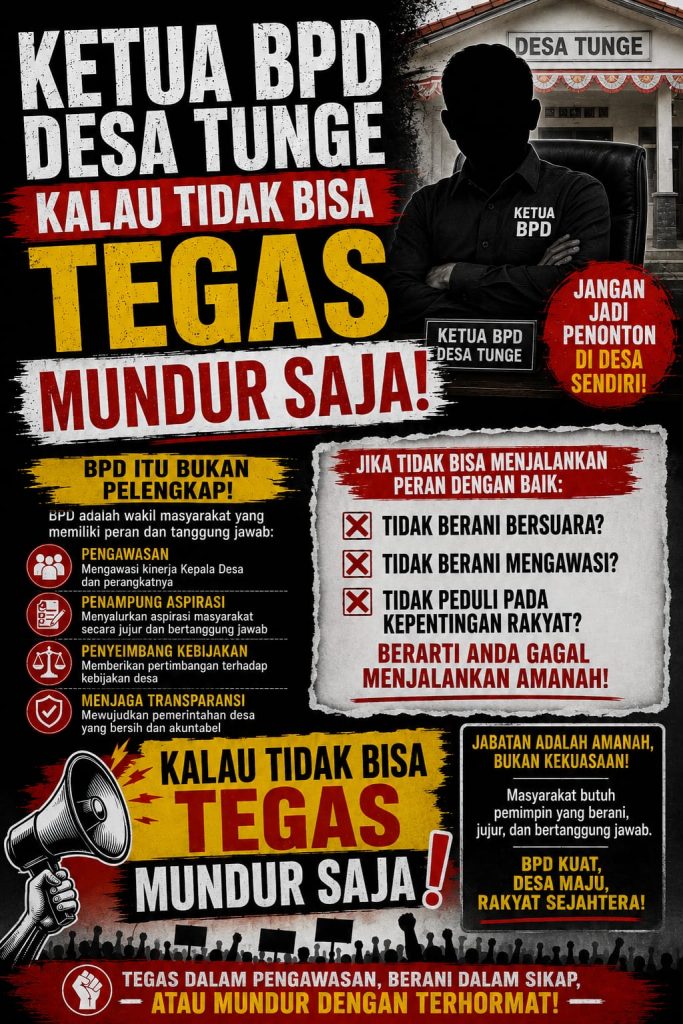 Soroti Dugaan Pelanggaran Etik di Desa Tunge, Aliansi Kediri Bangkit Akan Gelar Aksi Damai
