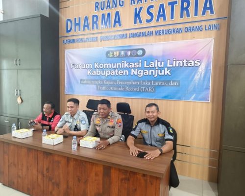 FKLL Nganjuk Digelar, Jasa Raharja dan Polres Sepakati Langkah Tekan Fatalitas Kecelakaan