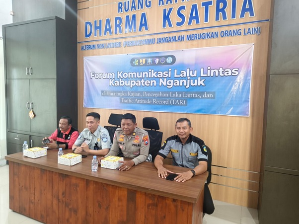 FKLL Nganjuk Digelar, Jasa Raharja dan Polres Sepakati Langkah Tekan Fatalitas Kecelakaan