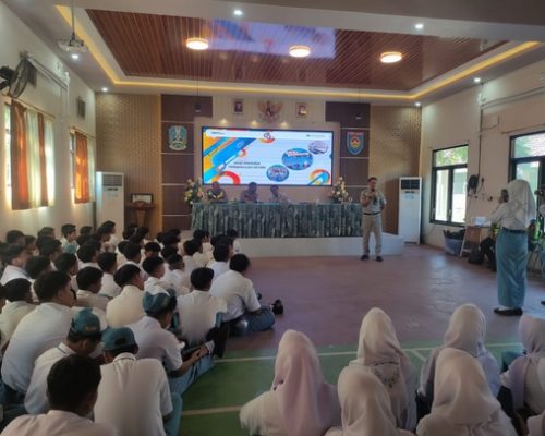 Jasa Raharja Kediri Laksanakan Program Pengajar Peduli Keselamatan Lalu Lintas (PPKL) di SMAN 1 Bagor Kabupaten Nganjuk