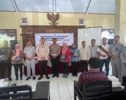 Jasa Raharja Kediri Gelar Intensifikasi Keselamatan Transportasi berbasis domisili korban di kec Rejoso Kabupaten Nganjuk