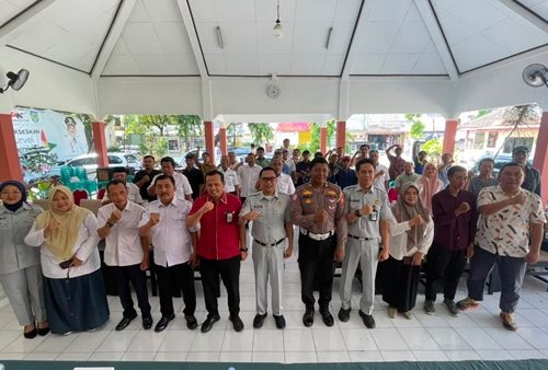 Jasa Raharja Kediri Gelar Intensifikasi Keselamatan Transportasi berbasis domisili korban di kec Tanjunganom Kabupaten Nganjuk