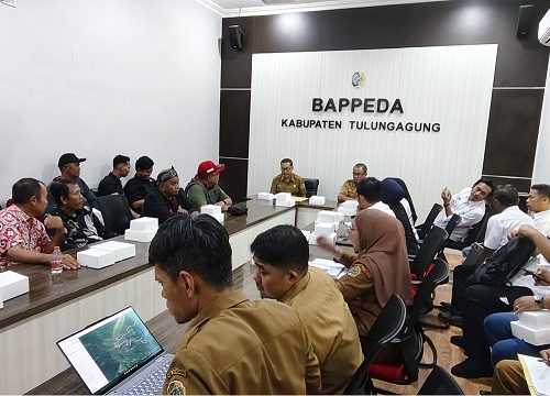 Rapat Konsolidasi Penanganan Jalan Lingkar Wonorejo, Bappeda Tulungagung Ajak Seluruh Pihak Bersinergi