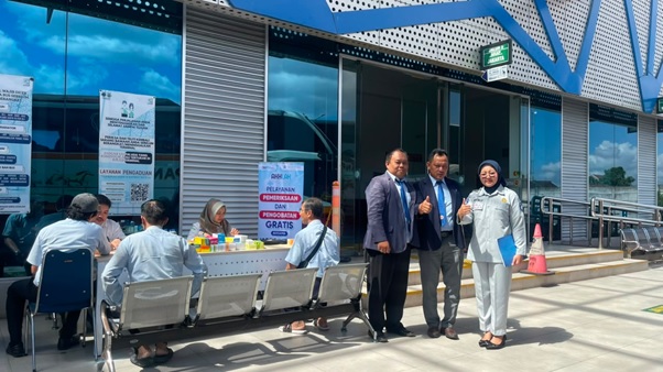 Jasa Raharja Kediri Gelar Layanan Kesehatan Gratis bagi Driver dan Kru Angkutan Umum di Terminal Patria Kota Blitar Melalui Program MUKL