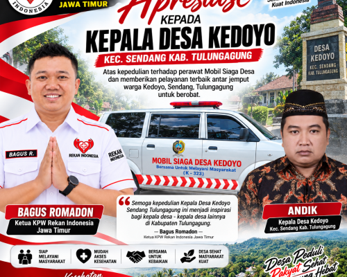 Bagus Romadon Apresiasi Kades Kedoyo, Mobil Siaga Desa Jadi Andalan Warga Berobat