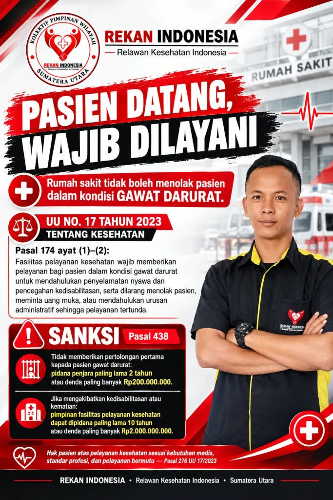 Rekan Indonesia Sumut Desak Investigasi Dugaan Pengabaian Pasien di RSUD Rantau Prapat