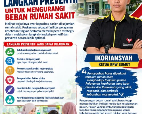 Puskesmas Harus Perkuat Langkah Preventif Untuk Kurangi Beban Rumah Sakit