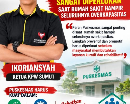 Rumah Sakit Over Kapasitas, Ikoriansyah Dorong Penguatan Peran Puskesmas