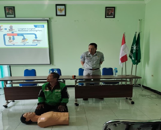Sebagai Tindak Lanjut Rapat Forum Keselamatan Lalu Lintas (FKLL) Jasa Raharja Kediri Gelar Pelatihan PPGD Untuk Menurunkan Tingkat Fatalitas Korban Laka Lantas