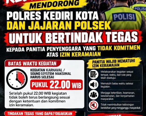 Izin Keramaian Bukan Formalitas, AKB Minta Polisi Bertindak Tegas