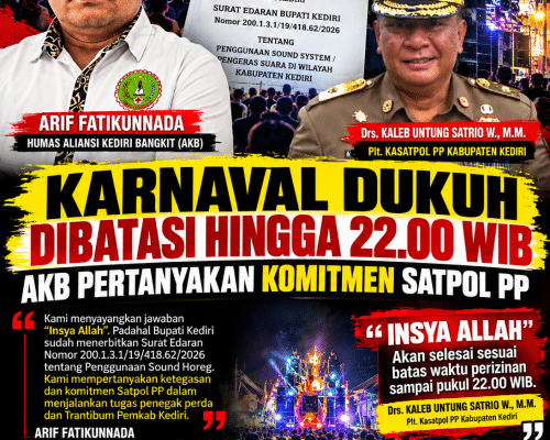 Karnaval Dukuh Dibatasi hingga 22.00 WIB, AKB Pertanyakan Komitmen Satpol PP