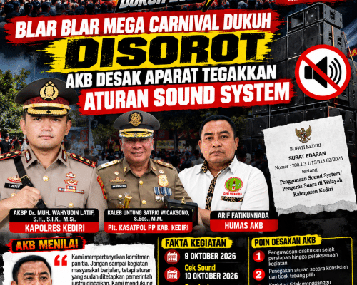Blar Blar Mega Carnival Dukuh Disorot, AKB Desak Aparat Tegakkan Aturan Sound System