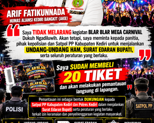 Arif Fatikunnada: Tidak Melarang Blar Blar Carnival, AKB Dorong Kepatuhan Aturan dan Pemantauan di Lapangan