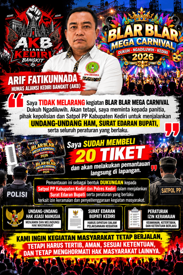 Arif Fatikunnada: Tidak Melarang Blar Blar Carnival, AKB Dorong Kepatuhan Aturan dan Pemantauan di Lapangan