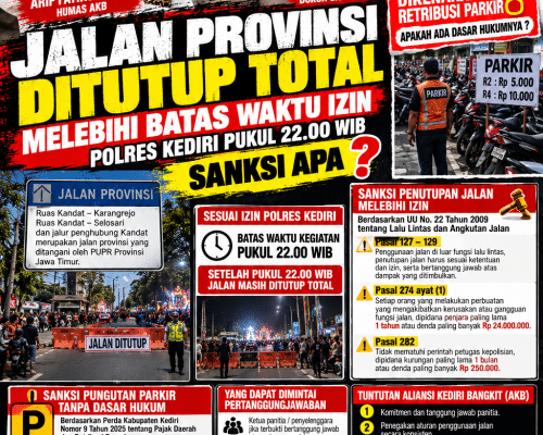 AKB Soroti Penutupan Jalan Provinsi hingga Pungutan Parkir di Dukuh Carnival, Minta Transparansi dan Ketegasan Aparat