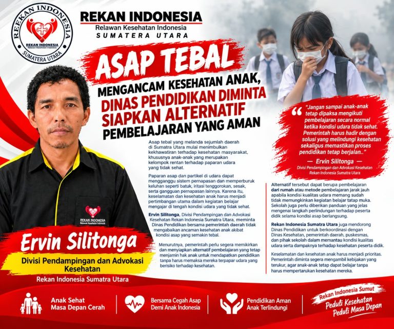 Asap Tebal Ancam Kesehatan Anak, Dinas Pendidikan Diminta Siapkan Alternatif Pembelajaran Yang Aman