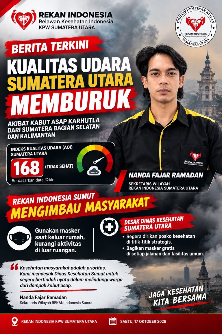 Nanda Fajar Ramadan Dorong Dinkes Sumut Perkuat Perlindungan Kesehatan Warga di Tengah Memburuknya Kualitas Udara