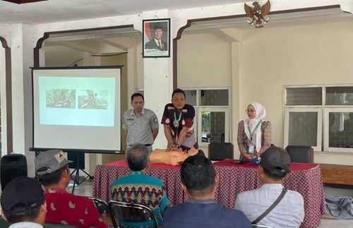 Jasa Raharja Gelar Pelatihan Pertolongan Pertama Gawat Darurat Di Kecamatan Gurah Guna Menekan Angka Fatalitas Korban Laka