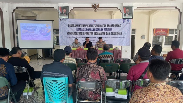 Tekan Angka Fatalitas Laka, Jasa Raharja Gelar Program Intensifikasi Keselamatan Berbasis Domisili Korban di Kecamatan Gurah